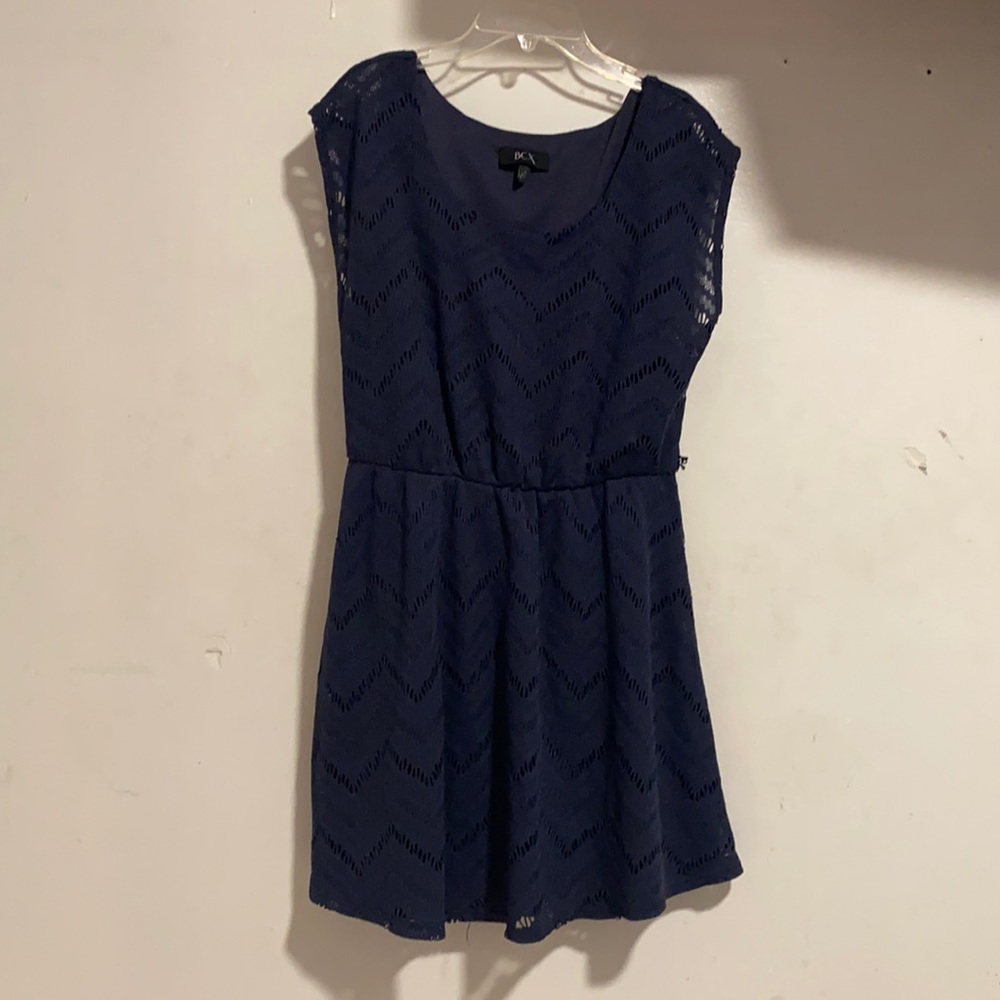 Navy lace dress from BCX